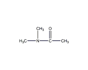 N,N-二甲基乙酰胺结构式