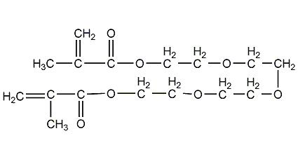 四甘醇二甲基丙烯酸酯结构式