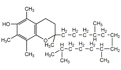 D-α-生育酚结构式