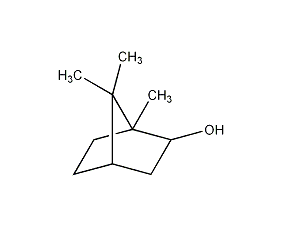 外型-1,7,7-三甲基二环(2.2.1)－2－庚醇结构式