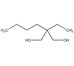 2-乙基-2-正丁基-1,3-丙二醇结构式
