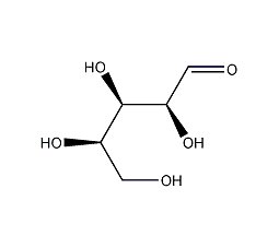 DL-树胶醛糖结构式
