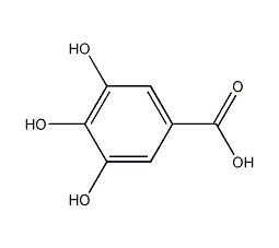 3,4,5-三羟基苯甲酸结构式