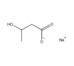 3-羟基丁酸钠结构式