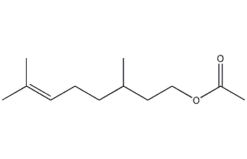 乙酸香茅酯结构式