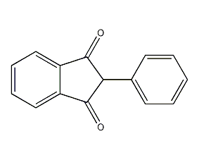 2-基-1,3-茚满二酮结构式