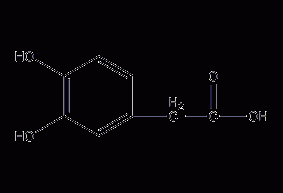 3,4-二羟基苯乙酸结构式