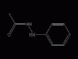 β-乙酰苯肼结构式