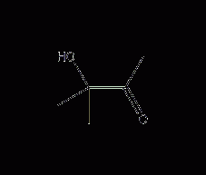 3-羟基-3-甲基-2-丁酮结构式