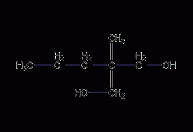 2-甲基-2-丙基-1,3-丙二醇结构式