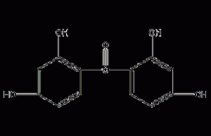 2,2',4,4'-四羟基苯并苯酮结构式
