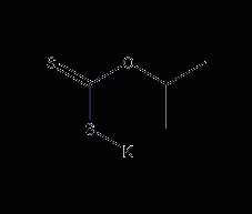 异丙基黄原酸钾结构式