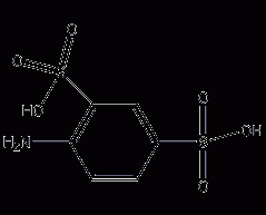 2,4-二磺酸苯胺结构式