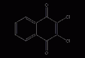 2,3-二氯-1,4-萘醌结构式