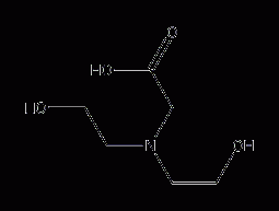 N,N-双(2-羟乙基)甘氨酸结构式