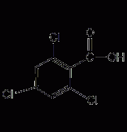 2,4,6-三氯苯甲酸结构式