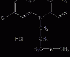 氯普马嗪盐酸结构式