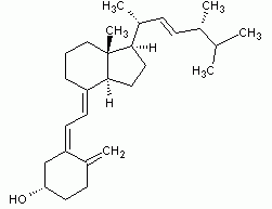 麦角骨化醇结构式