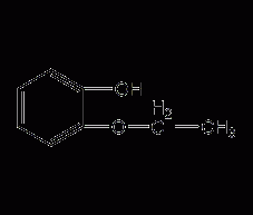 邻乙氧基苯酚结构式