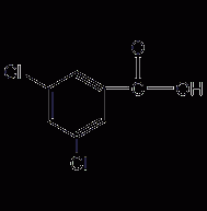 3,5-二氯苯甲酸结构式